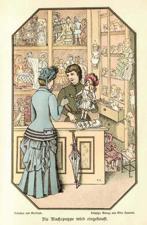 Die Wachspuppe wird gekauft