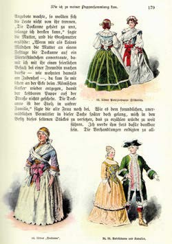 Eine andere Seite aus dem deutschen Mädchenbuch