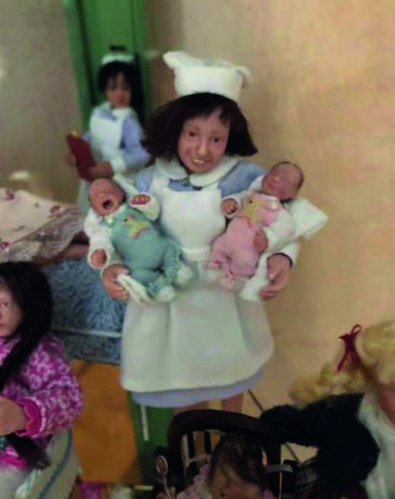 Neugeborenen-Station
im Krankenhaus-Miniaturprojekt