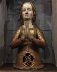 Figure 1: Reliquary bust of a companion of St. Ursula, c. 1330/40.