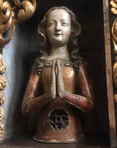 Figure 2: Reliquary bust of a companion of St. Ursula, c. 1350