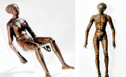 Abbildung 4: Umkreis des Monogrammisten IP, Gliedermann und Gliederfrau, um 1525