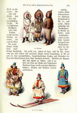 Seite aus dem deutschen Mädchenbuch