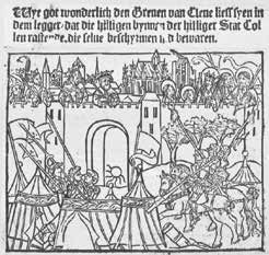 Figure 6: Johann Koelfoff; Cronica von der hilliger Stat van Coellen, 1499
