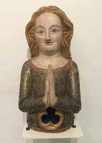 Figure 3: Reliquary bust of a companion of St. Ursula, c. 1340